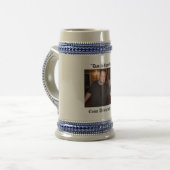 "Das alles mächtige Erninstein " Bierglas (Vorderseite Links)