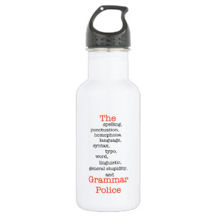 Das alles Polizei Edelstahlflasche