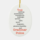 Das alles Polizei Keramikornament (Vorne)