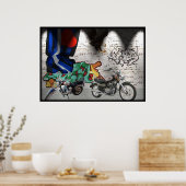 Das Alley-Poster Poster (Küche)