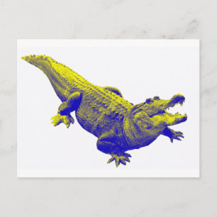 DAS ALLIGATOR-LICHT POSTKARTE