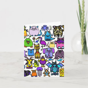 "Das Alphabet-Buch" - Notizkarten Karte