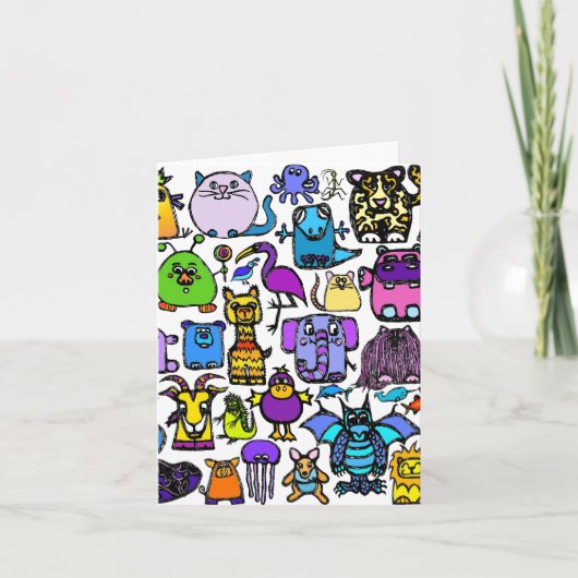 "Das Alphabet-Buch" - Notizkarten Karte (Vorderseite)