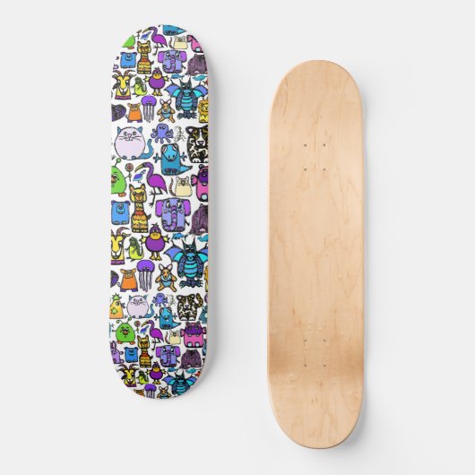 "Das Alphabet-Buch" - Skateboard (Vorderseite)