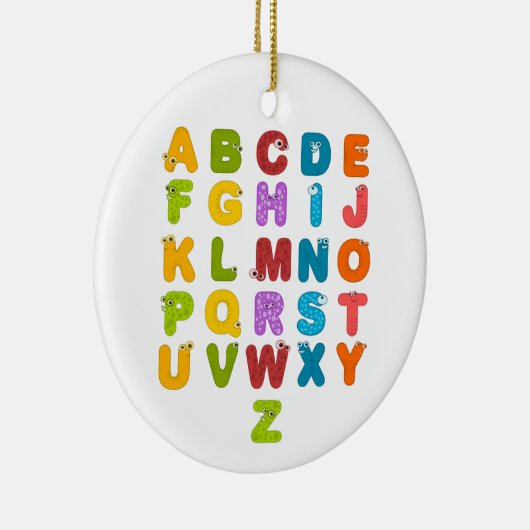 Das Alphabet der Kinder Keramikornament (Rechts)