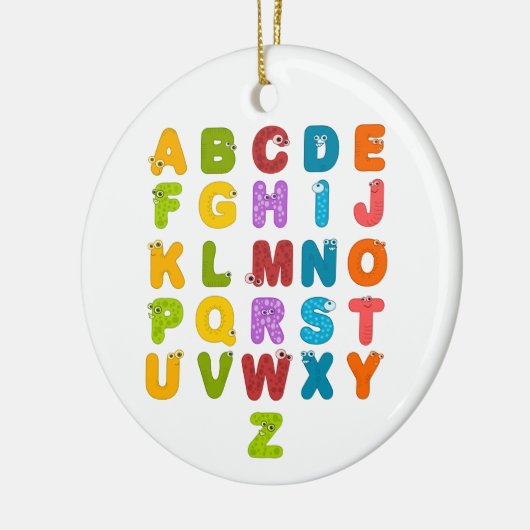 Das Alphabet der Kinder Keramikornament (Links)