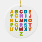 Das Alphabet der Kinder Keramikornament (Hinten)