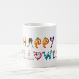 Das Alphabet der Monster Kaffeetasse