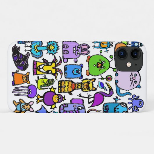 "Das Alphabet" - Fall "Telefon" Case-Mate iPhone Hülle (Rückseite (Horizontal))