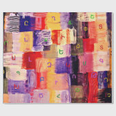 Das Alphabet Geschenkpapier (Flach)