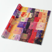 Das Alphabet Geschenkpapier (Ungerollt)