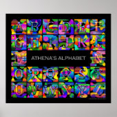 Das Alphabet Ihres Kindes Poster (Vorne)