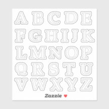 Das Alphabet in Stöcken ausschneiden