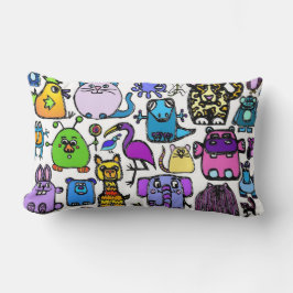 "'das Alphabet" Kopfkissen - Lumbar Lendenkissen