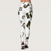 Das Alphabet Leggings (Rückseite)