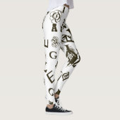 Das Alphabet Leggings (Rechts)