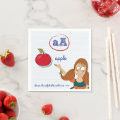 Das Alphabet Paper Napkins lernen Serviette