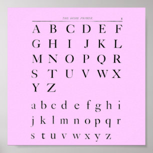 Das Alphabet Poster
