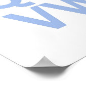 Das Alphabet-Poster von ABC, auf dem HI steht Poster (Ecke)