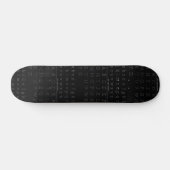 Das Alphabet-Skateboard Skateboard (Horizontal)