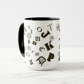 Das Alphabet Tasse (Vorderseite Links)