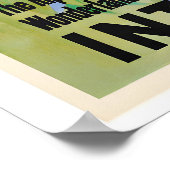 Das alpine Wunderland Interlaken Schweiz Poster (Ecke)