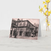 Das alte Absinth House Karte (Gelbe Blume)