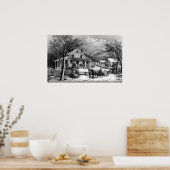 Das alte Bauernhaus - 1872 Poster (Küche)