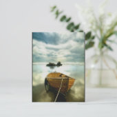 Das alte Boot Postkarte (Stehend Vorderseite)