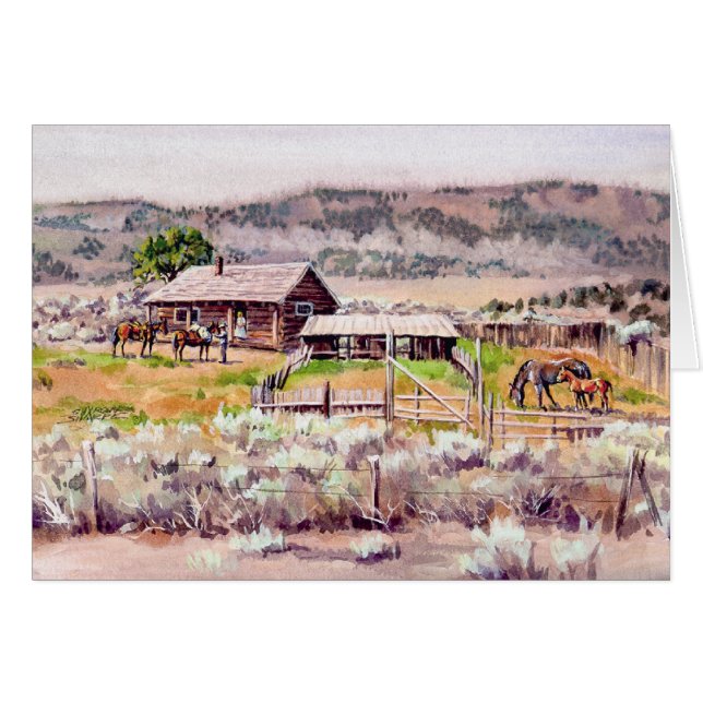 Das ALTE GEHÖFT durch SHARON SHARPE (Vorderseite (Horizontal))