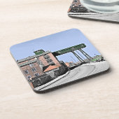 Das alte Granary Wells neben der Norfolk Getränkeuntersetzer (Linke Seite)