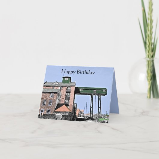 Das alte Granary Wells neben der Norfolk Karte (Vorderseite)