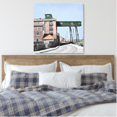 Das alte Granary Wells neben der Norfolk Leinwanddruck (Insitu (Schlafzimmer))