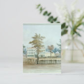 Das alte Haus und der Eingang zu den Vauxhall Gard Postkarte (Stehend Vorderseite)