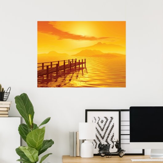 Das alte Jetty Poster (Heimbüro)