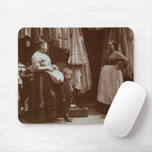 Das alte Kleidungs-Geschäft, sieben Skala, 'von Mousepad (Mit Mouse)