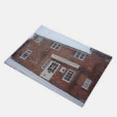 das alte Kuriositätengeschäft in schneedeutsch Wei Fußmatte (Schrägansicht)