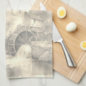 Das alte Landmühle Küchentuch individuell gestalte (Viertel Falte)
