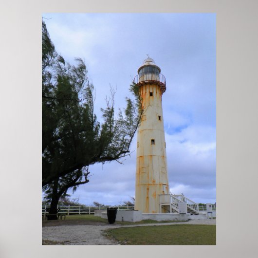 Das alte Leuchtturm Poster (Vorne)