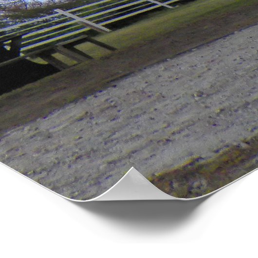 Das alte Leuchtturm Poster (Ecke)