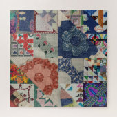 Das "alte Mädchen" im Juni-Quilt-Puzzle Puzzle (Horizontal)