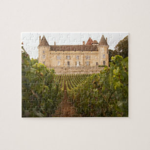 Das alte mittelalterliche Schloss Chateau de Rully Puzzle