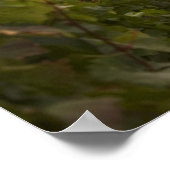 Das alte mittelalterliche Schloss von Rully im Grü Poster (Ecke)