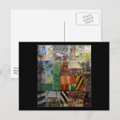 Das alte Patchwork-Sortiment für Heimwerker Postkarte (Vorne/Hinten)