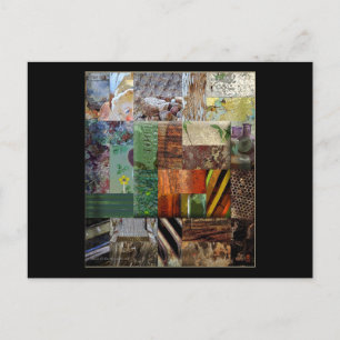 Das alte Patchwork-Sortiment für Heimwerker Postkarte