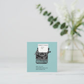 Das alte quadratische visitenkarte (Stehend Vorderseite)