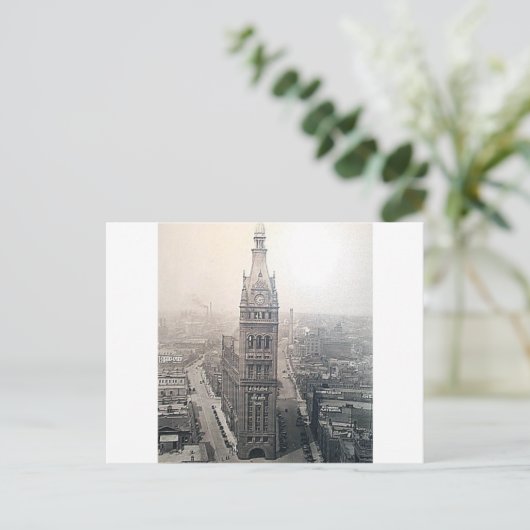 Das alte Rathaus von Milwaukee Postkarte (Stehend Vorderseite)