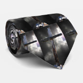 Das alte schroffe Kreuz Krawatte (Gerollt)