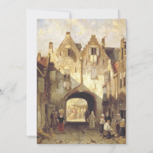 Das alte Tor von Charles Leickert Dankeskarte