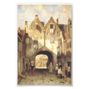 Das alte Tor von Charles Leickert Fotodruck